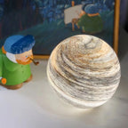 Marble Vortex Orb LED Table Lamp | Thrascher