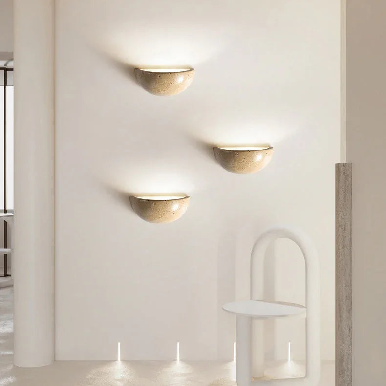 Marvvia Travertine Wall Lamp