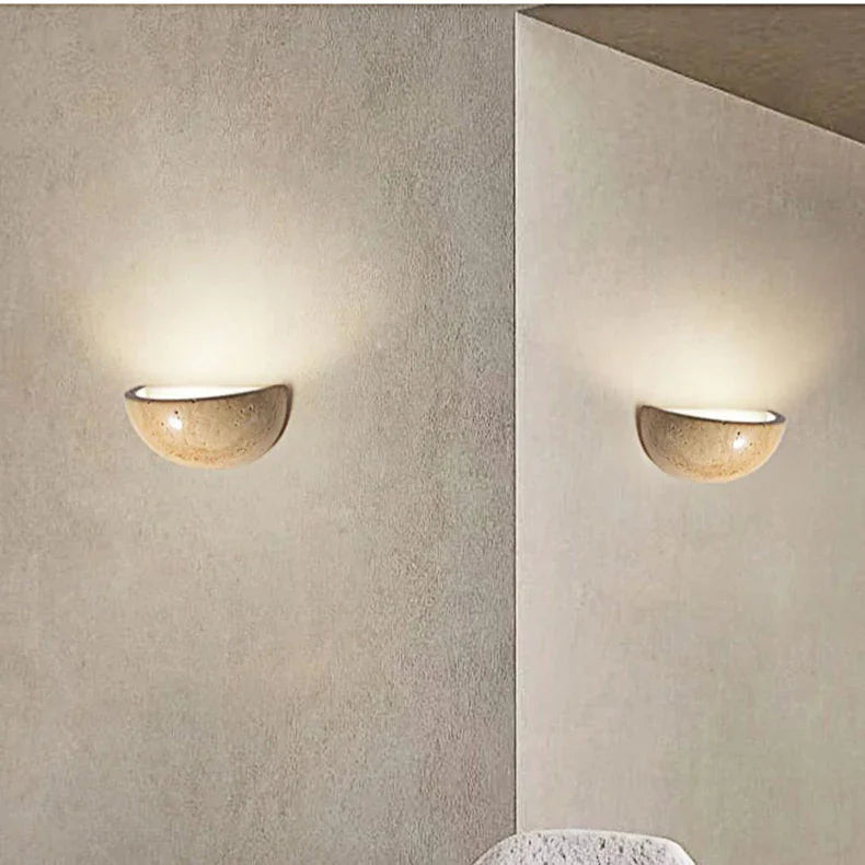 Marvvia Travertine Wall Lamp