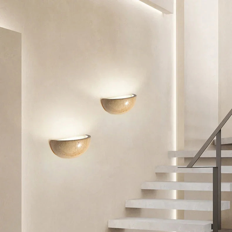 Marvvia Travertine Wall Lamp