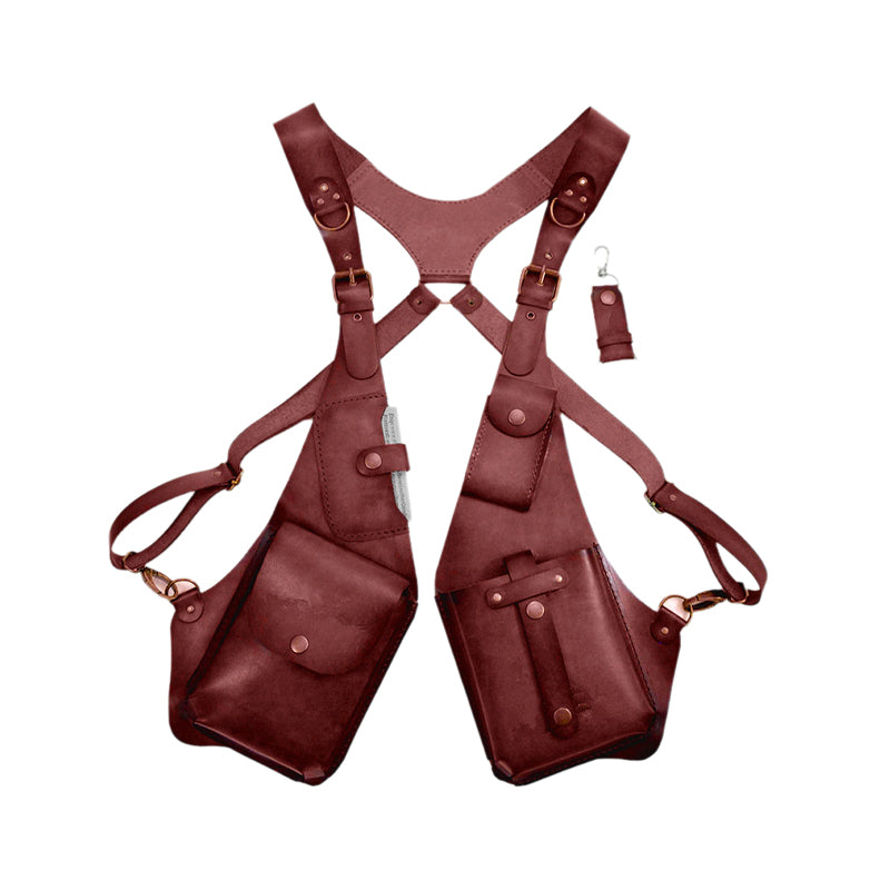Medieval Steampunk Retro Strap Armpit Shoulder Bag in PU Leather, view 10
