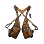 Medieval Steampunk Retro Strap Armpit Shoulder Bag in PU Leather, view 14