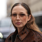 Men's Oversized Aviator Sunglasses with Metallic Frame and Gradient Lenses, view 2