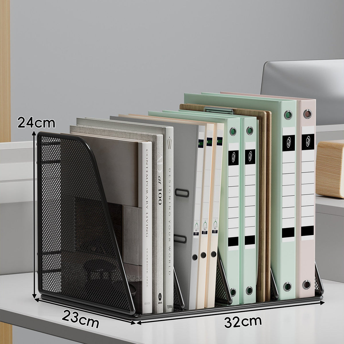 Mesh File Organizer Rack | Thrascher