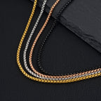 Metal Eyewear Chain with Rubber Grips and Adjustable Length, view 2