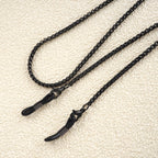 Metal Eyewear Chain with Rubber Grips and Adjustable Length, view 7