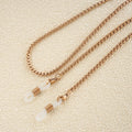 Metal Eyewear Chain with Rubber Grips and Adjustable Length, view 8