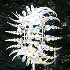 Metal Garden Windmill Decoration, 102cm Post, 36cm Diameter, view 6