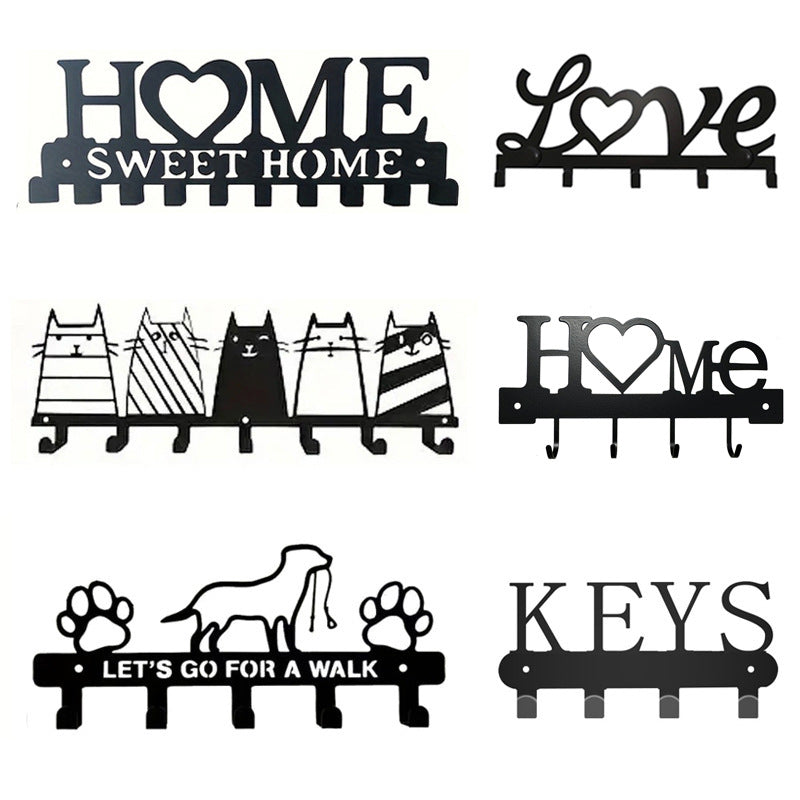 Metal Key Holder with Cat Design | Thrascher