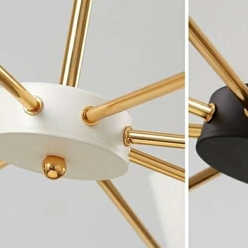 Mid-Century Modern Multi-Arm Cone Shade Chandelier | Thrascher
