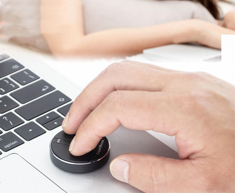 Mini Wireless Bluetooth Portable Mouse, Aluminum Alloy, Three Connection Modes, view 2