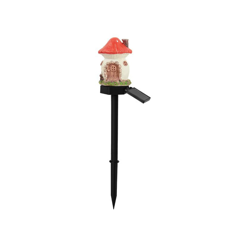 Miniature Hand-Painted Resin Mushroom Fairy House Garden Ornament | Thrascher