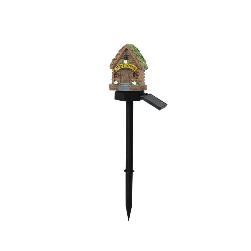 Miniature Hand-Painted Resin Mushroom Fairy House Garden Ornament | Thrascher