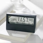 Minimalist Digital Alarm Clock with Date, Temperature & Humidity Display, view 5