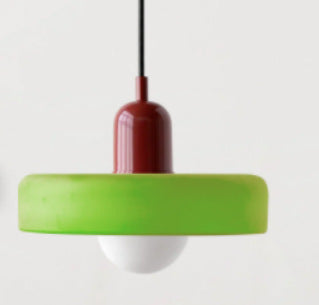 Minimalistic Ceramic Pendant Lamp with Layered Bell Shade | Thrascher