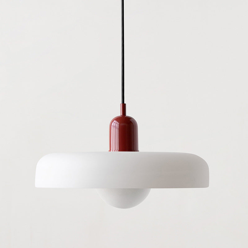 Minimalistic Ceramic Pendant Lamp with Layered Bell Shade | Thrascher