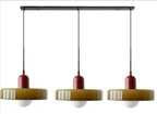 Minimalistic Ceramic Pendant Lamp with Layered Bell Shade | Thrascher