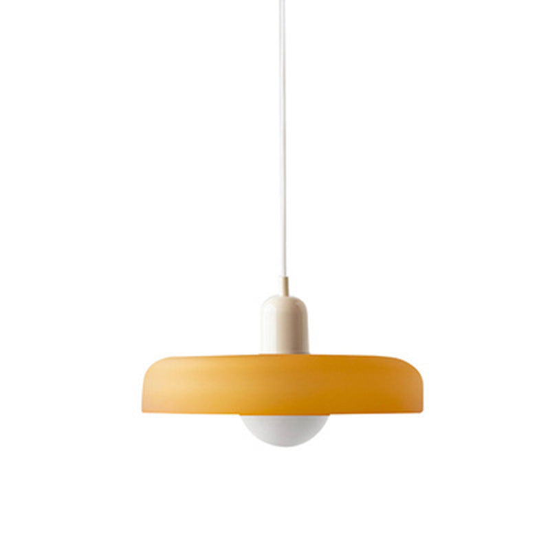Minimalistic Ceramic Pendant Lamp with Layered Bell Shade | Thrascher