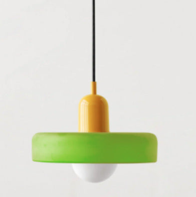 Minimalistic Ceramic Pendant Lamp with Layered Bell Shade | Thrascher