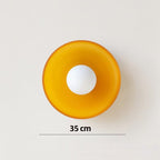 Minimalistic Ceramic Pendant Lamp with Layered Bell Shade | Thrascher