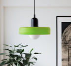 Minimalistic Ceramic Pendant Lamp with Layered Bell Shade | Thrascher