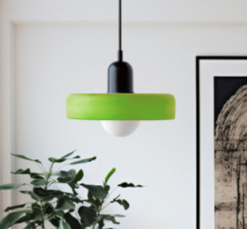 Minimalistic Ceramic Pendant Lamp with Layered Bell Shade | Thrascher