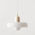 Minimalistic Ceramic Pendant Lamp with Layered Bell Shade | Thrascher