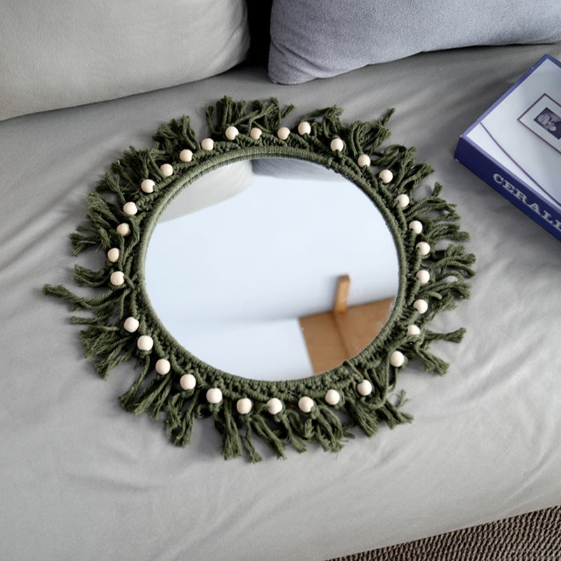 Mirror with Macrame Frame | Thrascher