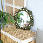 Mirror with Macrame Frame | Thrascher