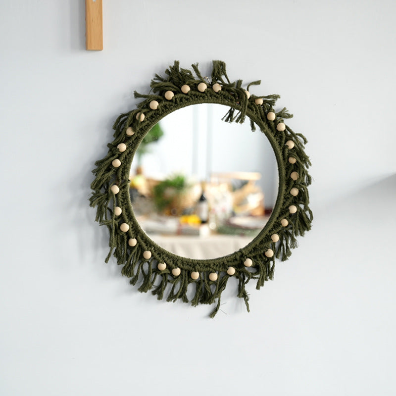 Mirror with Macrame Frame | Thrascher