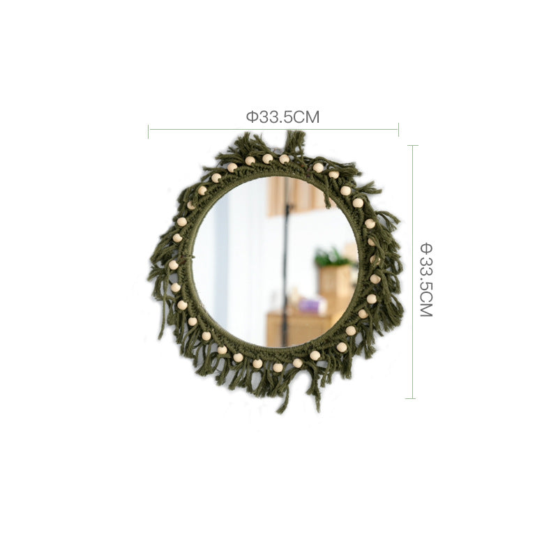 Mirror with Macrame Frame | Thrascher