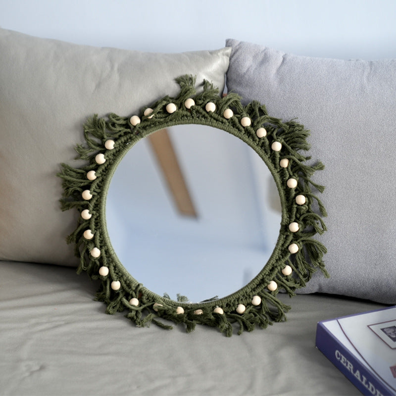 Mirror with Macrame Frame | Thrascher