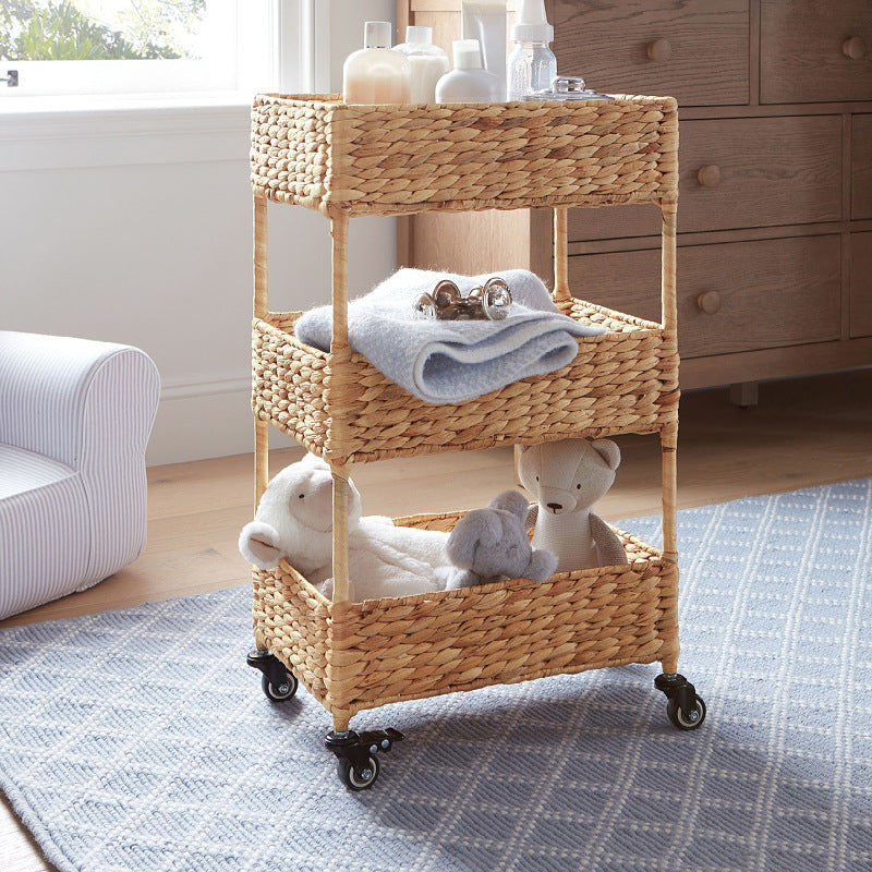 Mobile Storage Cart made of Natural Fabric | Thrascher