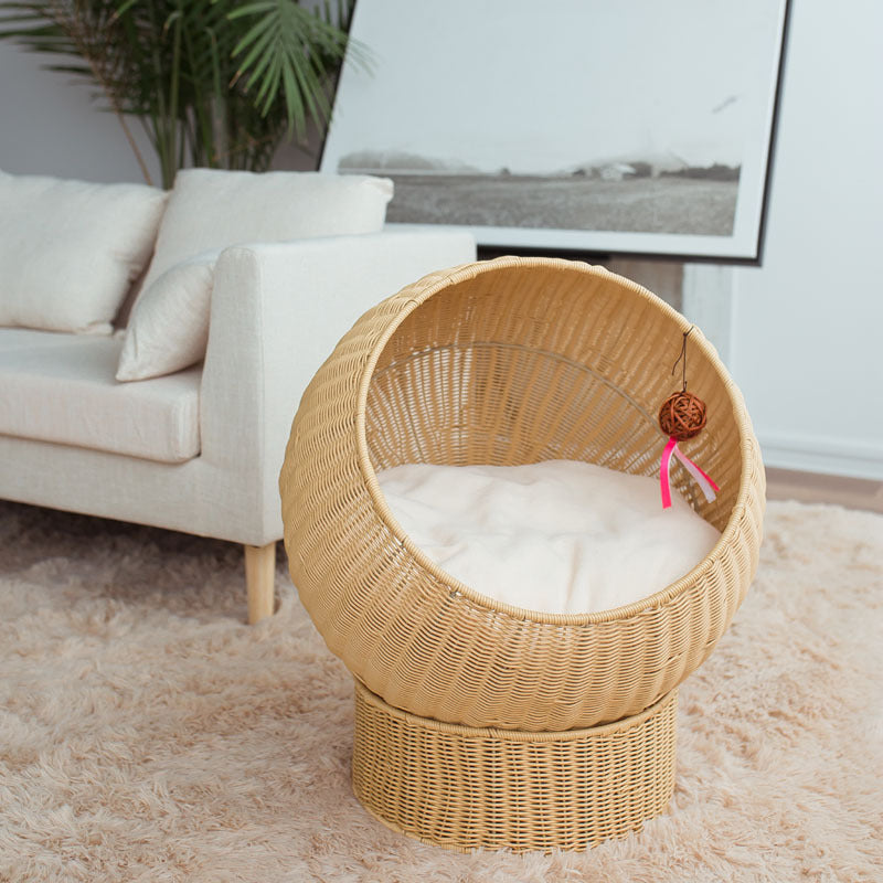 Modern Cat Bed made of Natural Handwoven | Thrascher