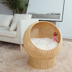 Modern Cat Bed made of Natural Handwoven | Thrascher