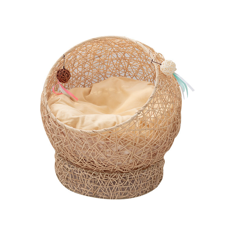 Modern Cat Bed made of Natural Handwoven | Thrascher