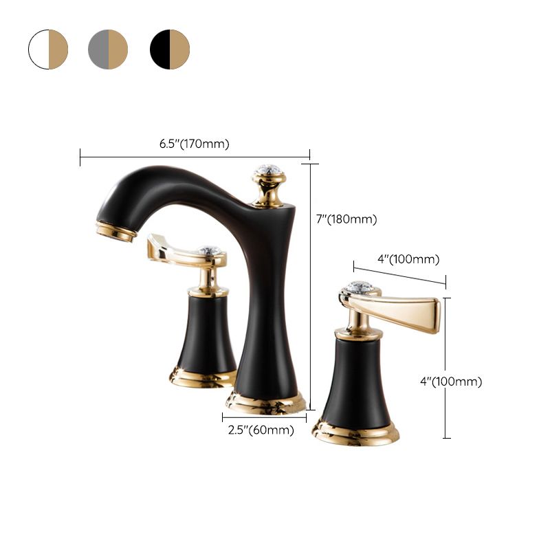 Modern Copper Vessel Faucet, 2 Knob Handles, Low Arc, 7 in, view 17
