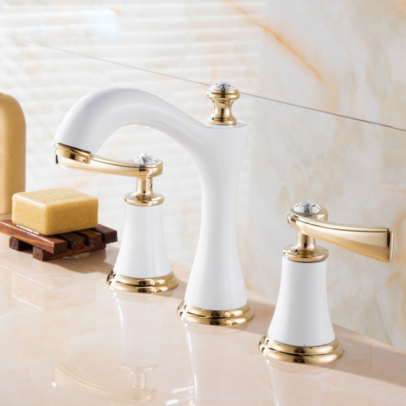 Modern Copper Vessel Faucet, 2 Knob Handles, Low Arc, 7 in, view 2