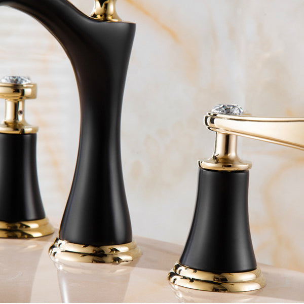 Modern Copper Vessel Faucet, 2 Knob Handles, Low Arc, 7 in, view 3