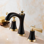 Modern Copper Vessel Faucet, 2 Knob Handles, Low Arc, 7 in, view 4