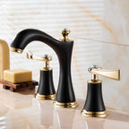 Modern Copper Vessel Faucet, 2 Knob Handles, Low Arc, 7 in, view 5