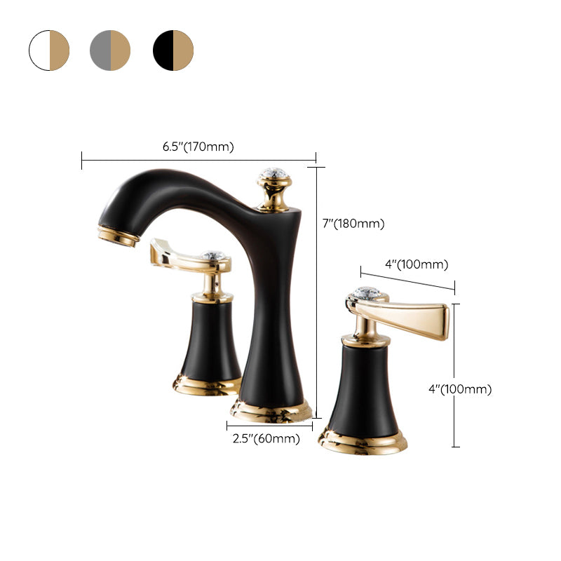 Modern Copper Vessel Faucet, 2 Knob Handles, Low Arc, 7 in, view 8