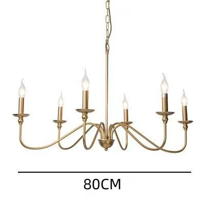 Modern Industrial Multi-Armed Minimalist Candle Holder Chandelier Pendant Light | Thrascher