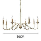 Modern Industrial Multi-Armed Minimalist Candle Holder Chandelier Pendant Light | Thrascher