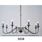 Modern Industrial Multi-Armed Minimalist Candle Holder Chandelier Pendant Light | Thrascher