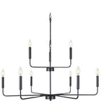 Modern Industrial Multi-Armed Minimalist Candle Holder Chandelier Pendant Light | Thrascher