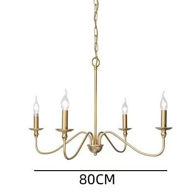 Modern Industrial Multi-Armed Minimalist Candle Holder Chandelier Pendant Light | Thrascher