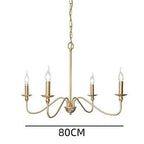 Modern Industrial Multi-Armed Minimalist Candle Holder Chandelier Pendant Light | Thrascher