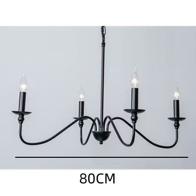 Modern Industrial Multi-Armed Minimalist Candle Holder Chandelier Pendant Light | Thrascher