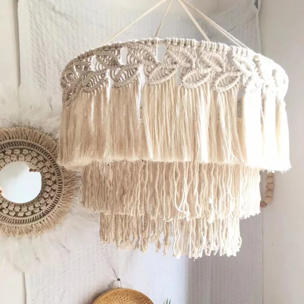 Modern Macrame Pendant Lamp | Thrascher
